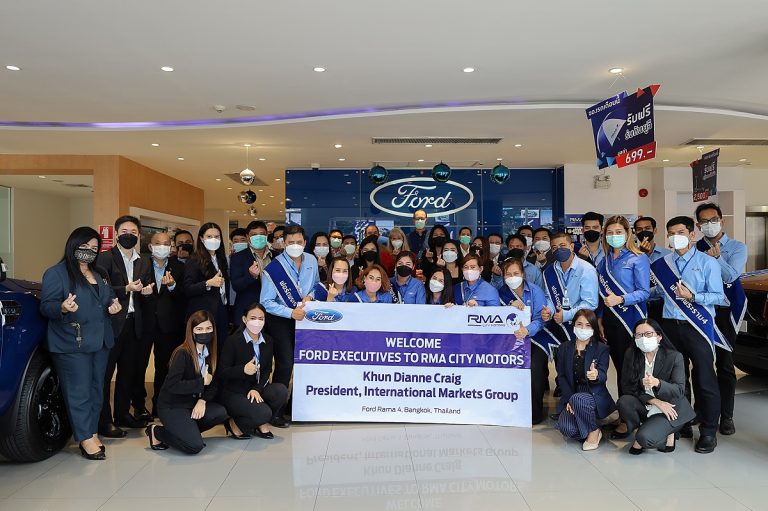 Ford President and Senior Executives Visit Ford RMA, Thailand￼